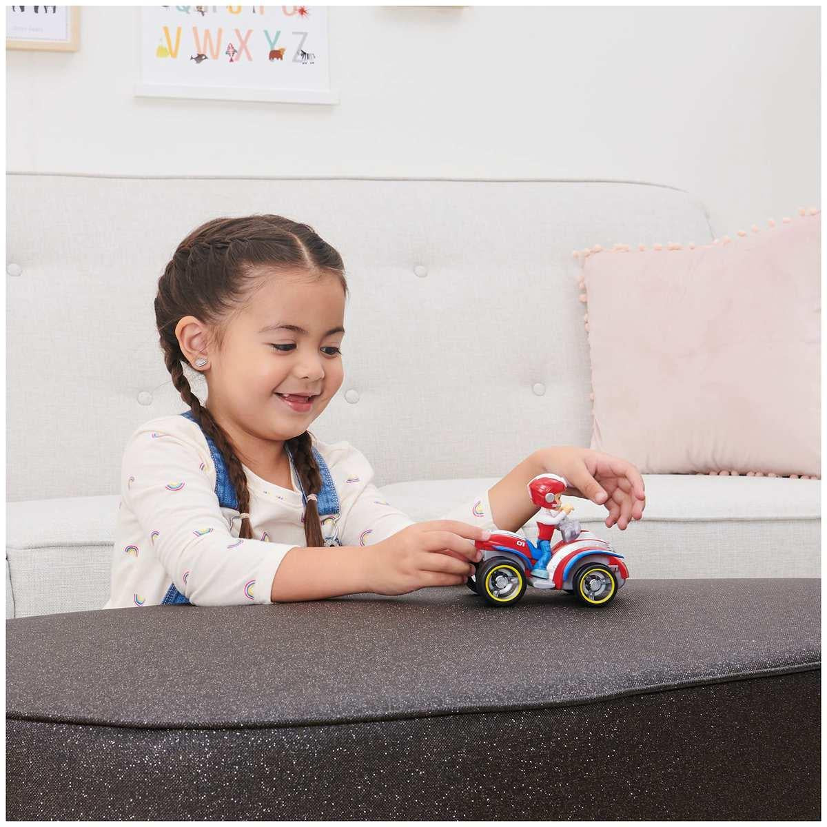 PAW PATROL Quad-Fahrzeug mit Ryder-Figur Basic Vehicle Basis Fahrzeug Spielzeugauto ab 3 Jahren