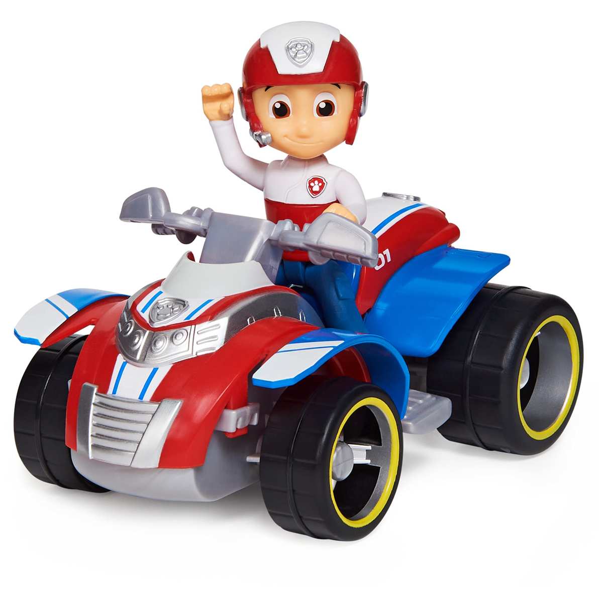 PAW PATROL Quad-Fahrzeug mit Ryder-Figur Basic Vehicle Basis Fahrzeug Spielzeugauto ab 3 Jahren