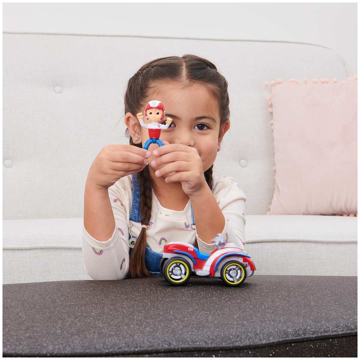 PAW PATROL Quad-Fahrzeug mit Ryder-Figur Basic Vehicle Basis Fahrzeug Spielzeugauto ab 3 Jahren