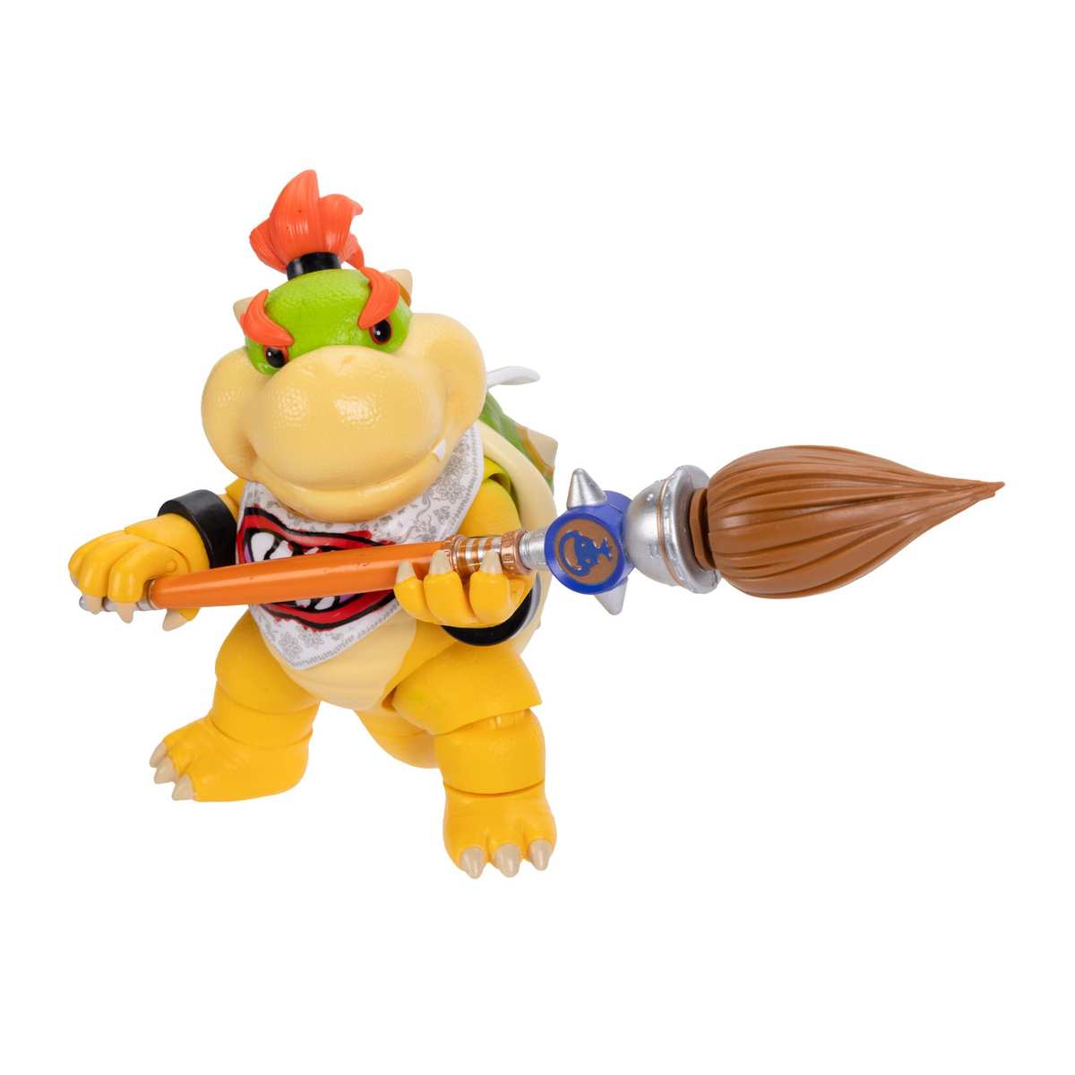 Super Mario Galaxy-Film: Bowser Jr. 12,7 cm Actionfigur mit Zubehör 17 Gelenkpunktei nklusive Pinsel-Zubehör 3+