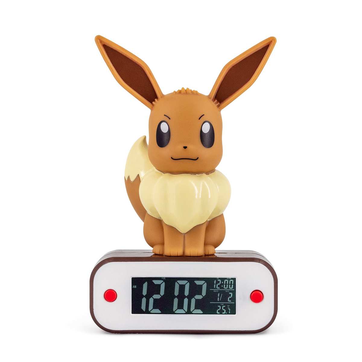 Teknofun - Pokemon Evoli Eevee Radio Wecker mit Leuchteffekt - 811370, 44