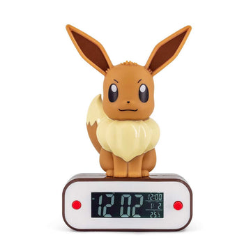 Teknofun - Pokemon Evoli Eevee Radio Wecker mit Leuchteffekt - 811370, 44