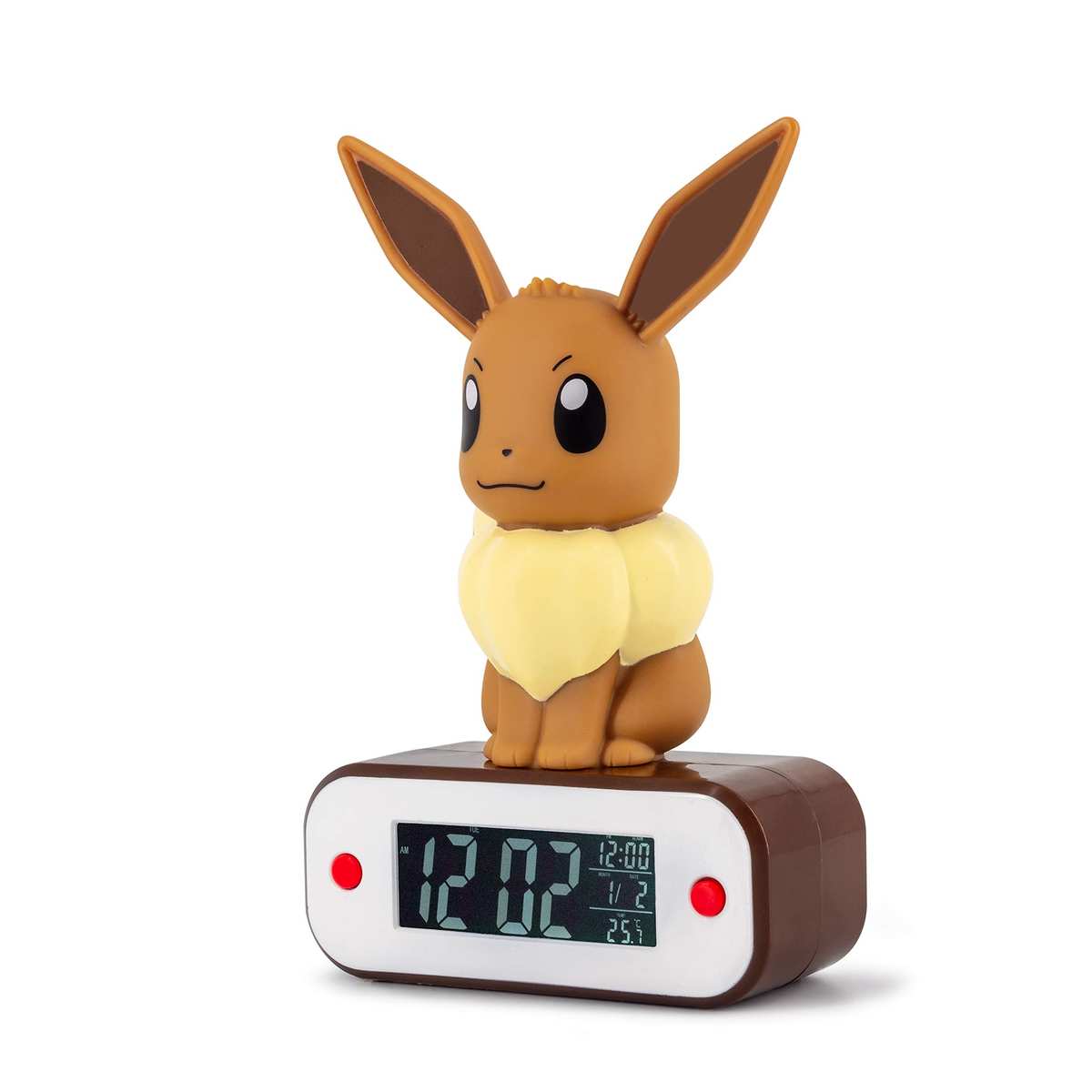 Teknofun - Pokemon Evoli Eevee Radio Wecker mit Leuchteffekt - 811370, 44
