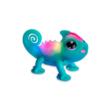 Little Live Pets Sunny Your Chamäleon, Leuchtend, interaktives Spielzeug mit Touch-Sensoren, leuchtet auf, drückt Emotionen aus und hat mehr als 30 Geräusche, Haustier für Kinder ab 5 Jahren, berühmt