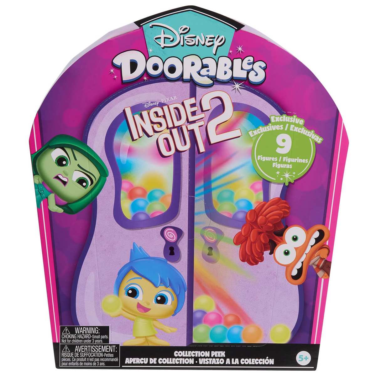 Disney Doorables Alles Steht Kopf 2 Collection Peek 9 Exklusive 3,8 cm Sammelfiguren ab 5 Jahren