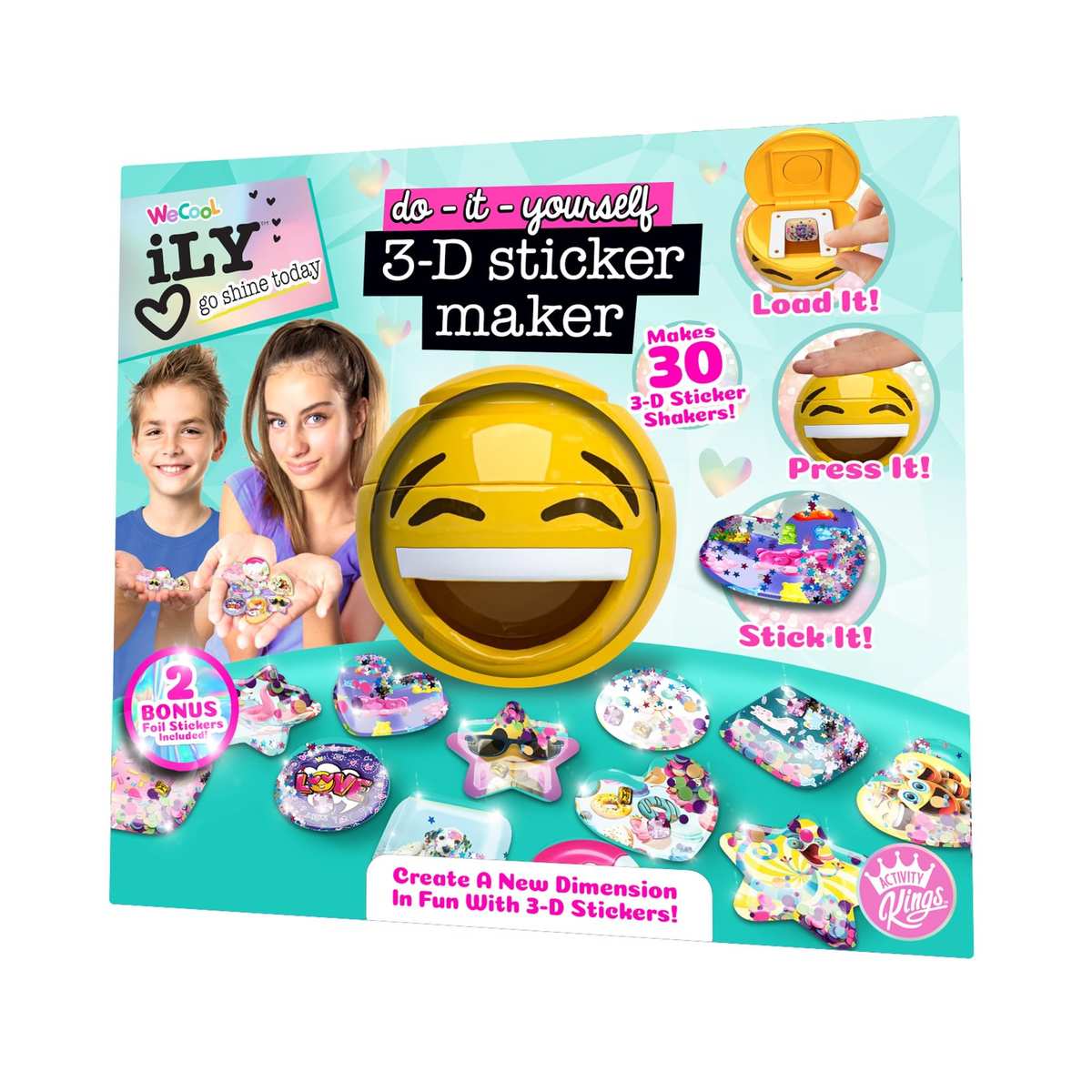 ACTIVITY KINGS ILY DIY 3D-Aufkleber Maker