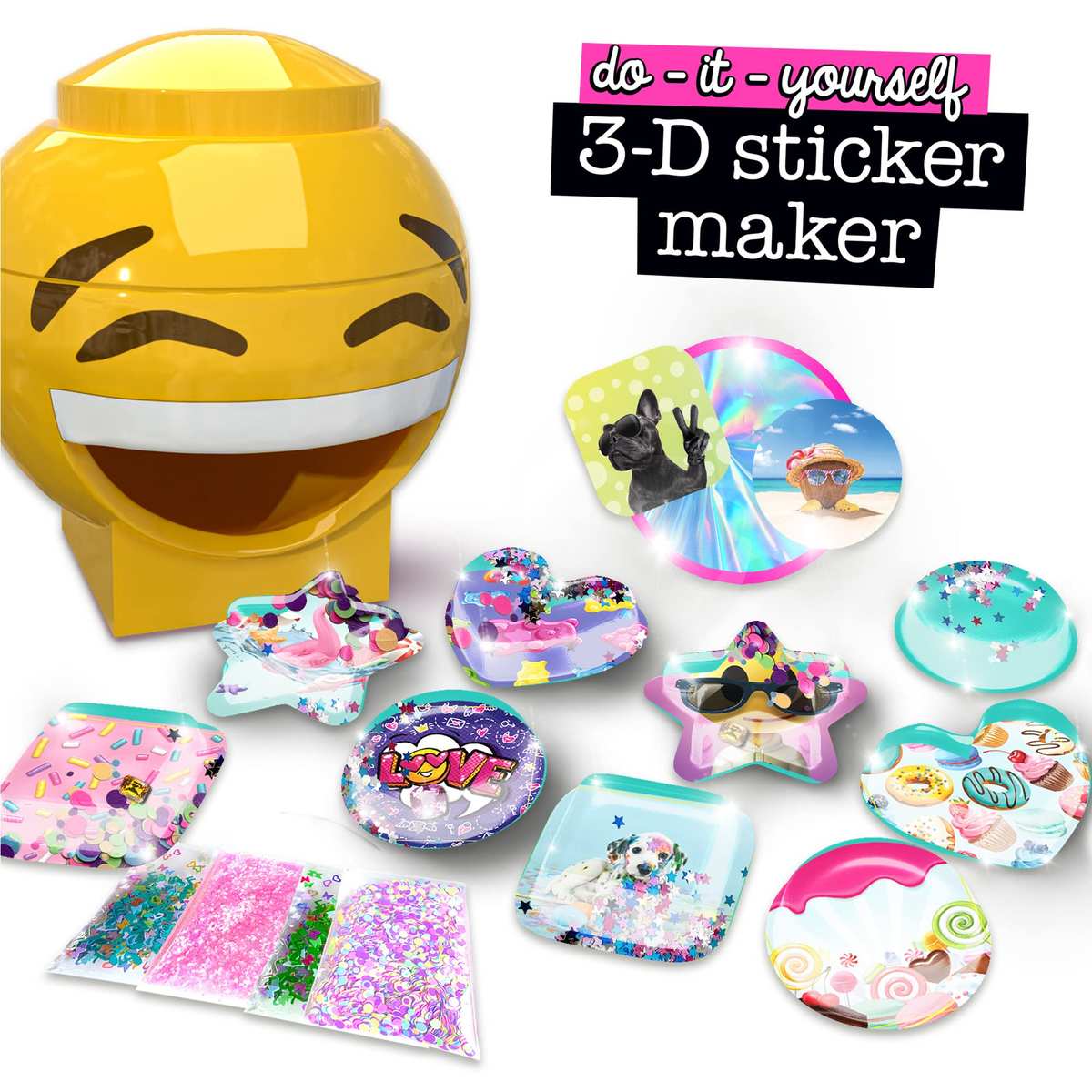 ACTIVITY KINGS ILY DIY 3D-Aufkleber Maker