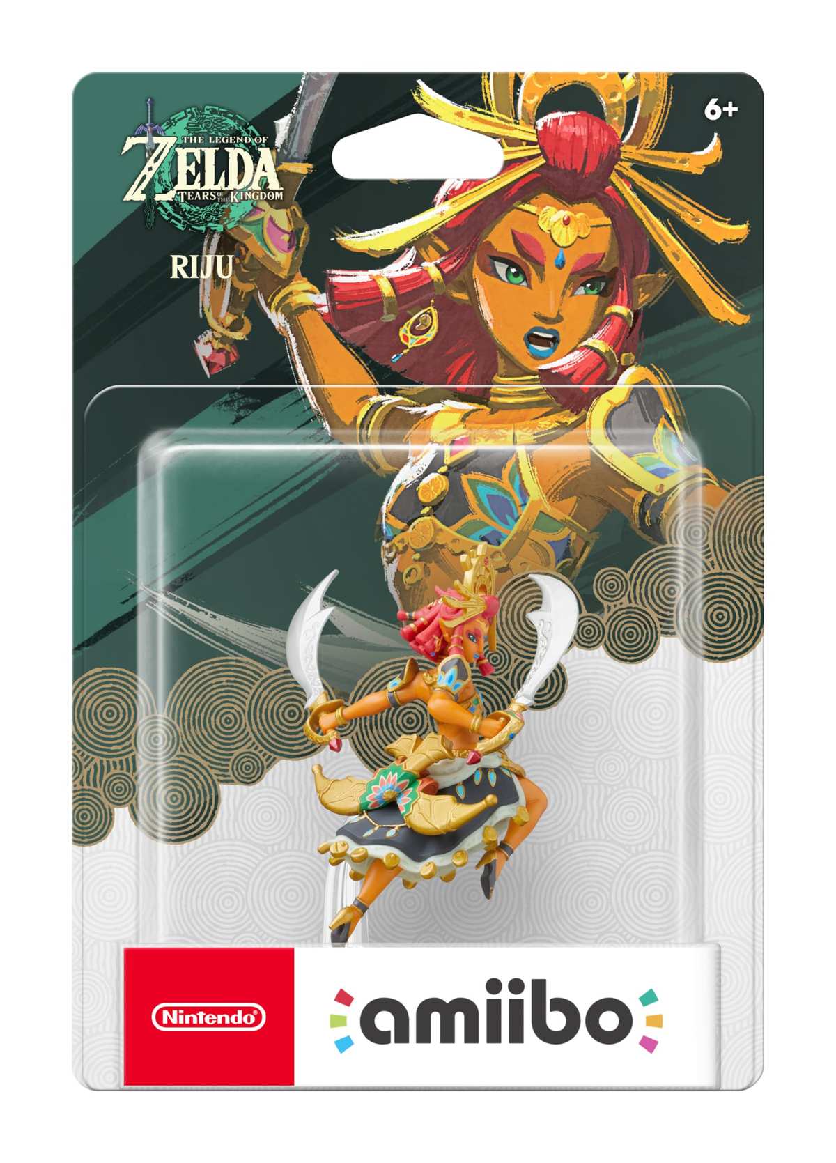 Nintendo AMIIBO The Legend of Zelda Collection  Riju Spielfigur 3+