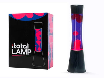I-TOTAL® Lavalampe Magie Lavaspektakel: Einzigartiges für Ihr Zuhause Lila Rose Gravity