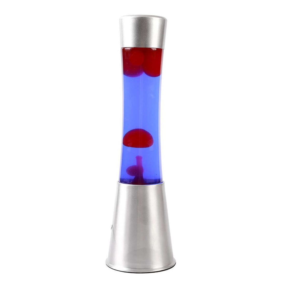 I-TOTAL® Lavalampe Magie Lavaspektakel: Einzigartiges für Ihr Zuhause Lila Rose Gravity Silber