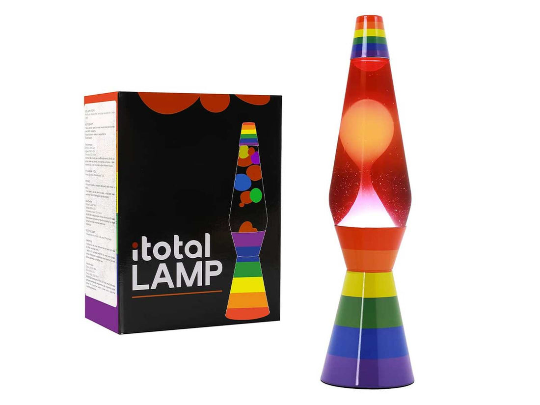 I-TOTAL® Lavalampe Magie Lavaspektakel: Einzigartiges für Ihr Zuhause Love is Love