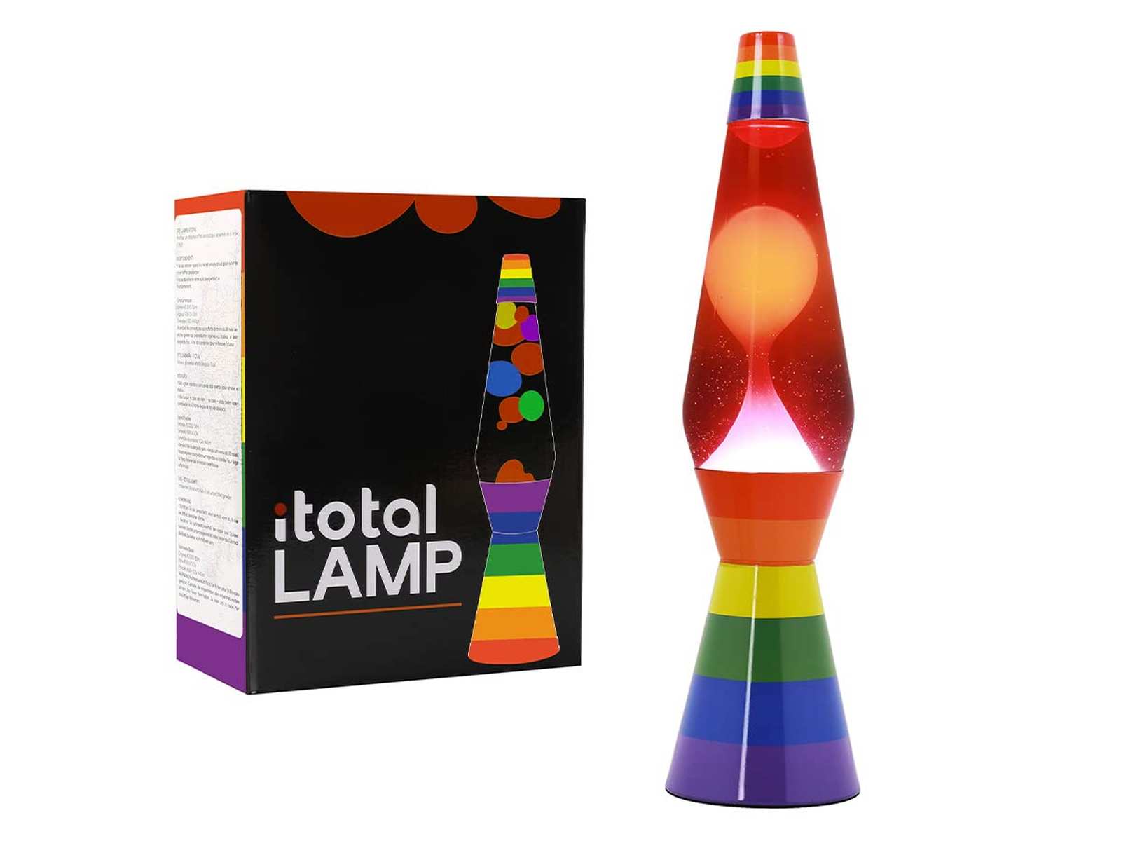 I-TOTAL® Lavalampe Magie Lavaspektakel: Einzigartiges für Ihr Zuhause Love is Love