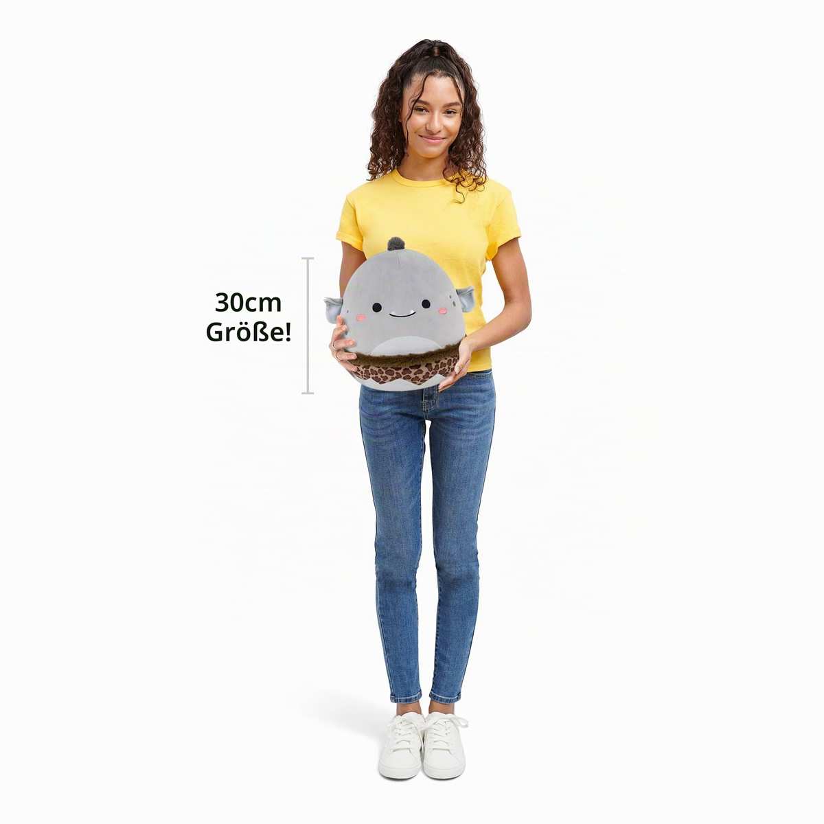 Squishmallows SQCR08589 - Booga der Oger 30 cm, offizielles Jazwares Plüsch, superweiches Kuscheltier