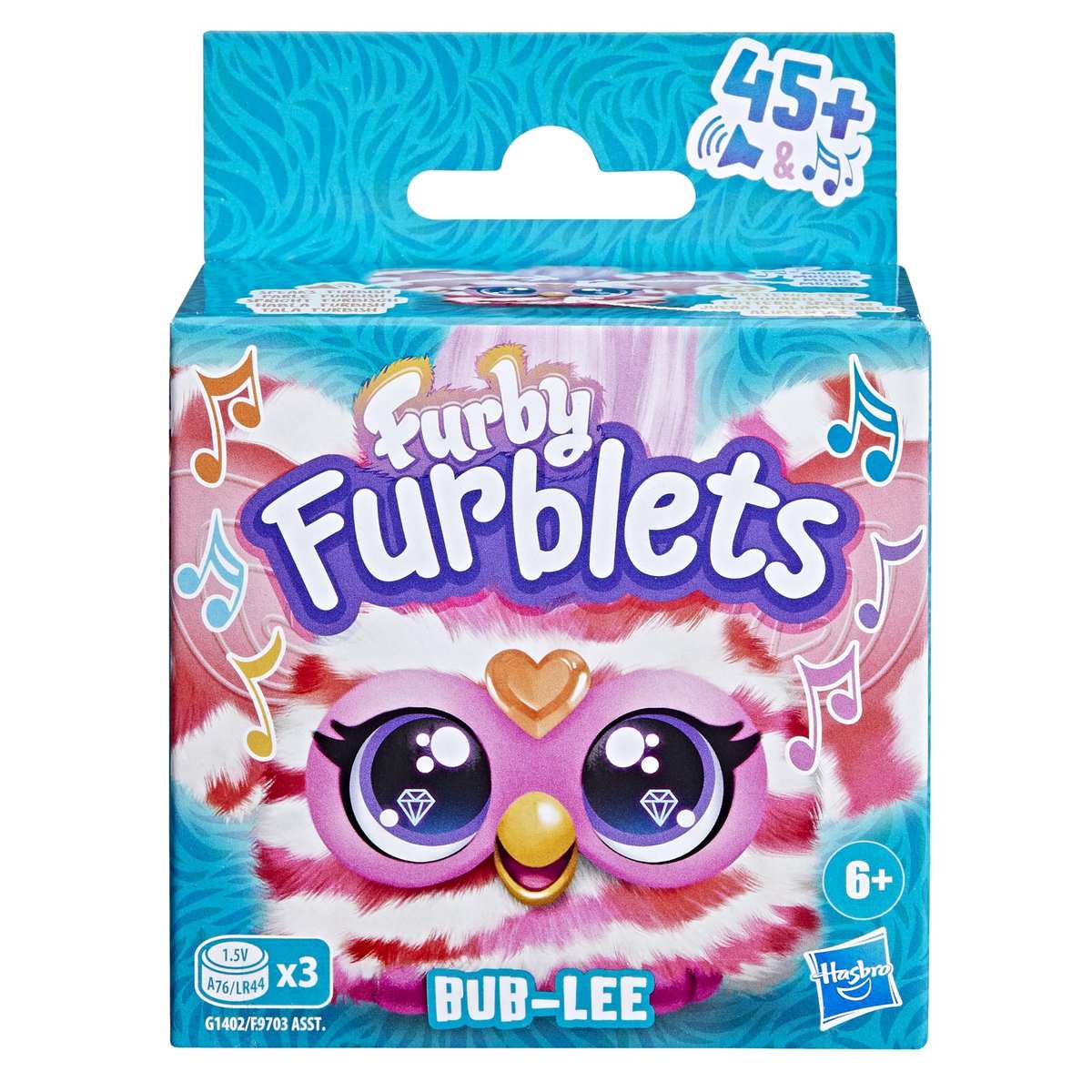 Furby Furblets Bub-Lee Mini elektronisches Plüschspielzeug Pink 3+