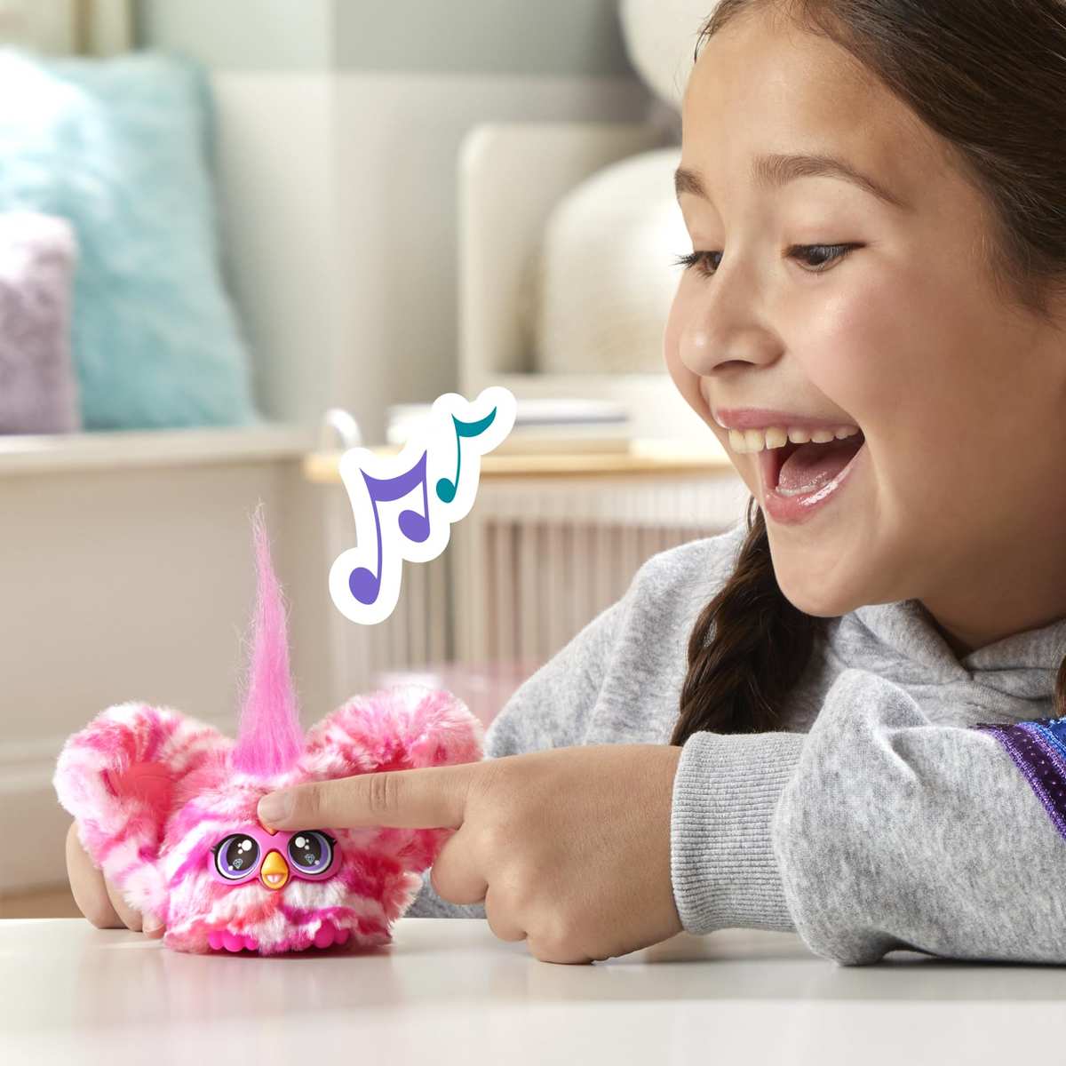 Furby Furblets Bub-Lee Mini elektronisches Plüschspielzeug Pink 3+