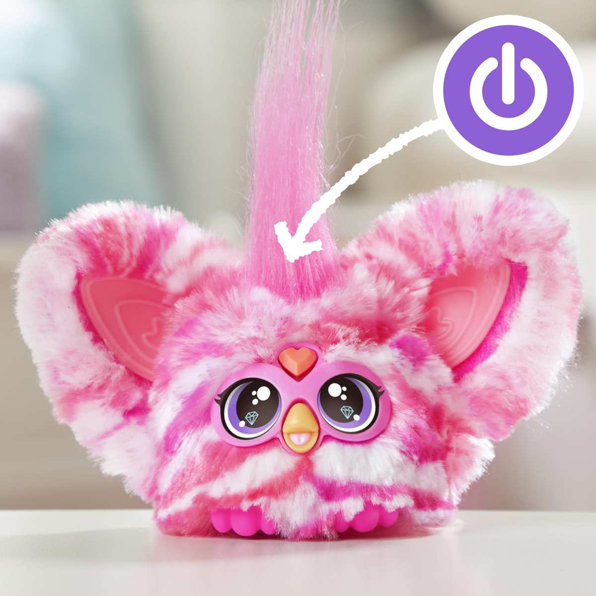 Furby Furblets Bub-Lee Mini elektronisches Plüschspielzeug Pink 3+