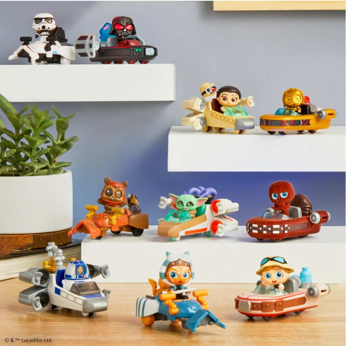 Just Play Star Wars™ Doorables Galactic Cruisers Sammelfiguren + Fahrzeuge 5+