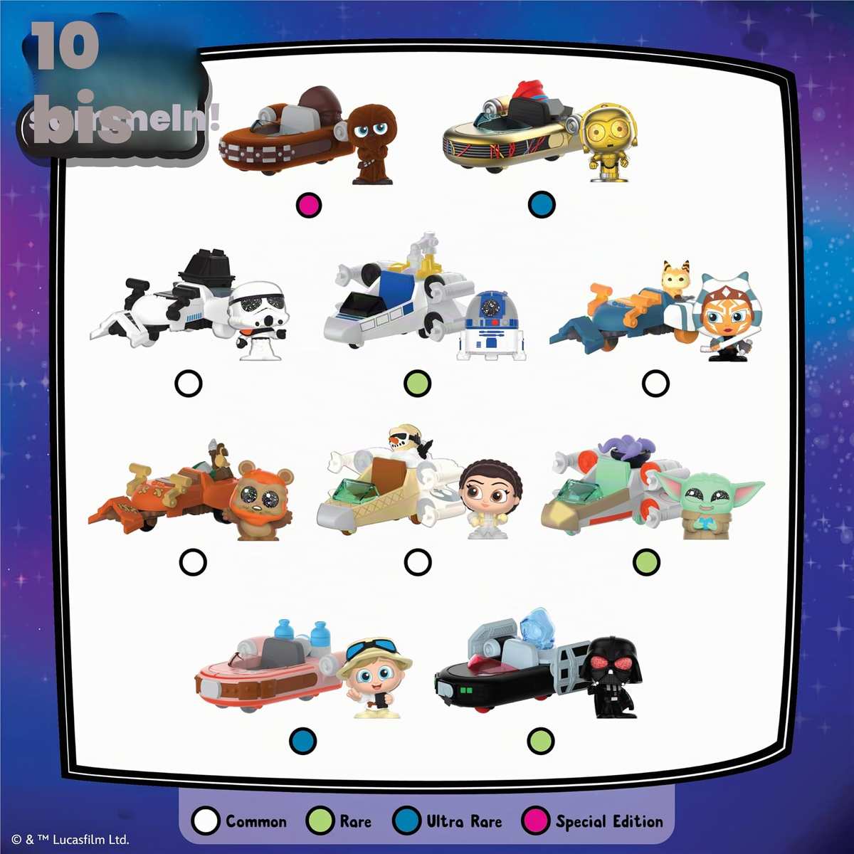 Just Play Star Wars™ Doorables Galactic Cruisers Sammelfiguren + Fahrzeuge 5+