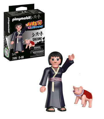 PLAYMOBIL Naruto Shippuden 71115 Shizune mit Glücksschwein Tonton 5-teilig 5+