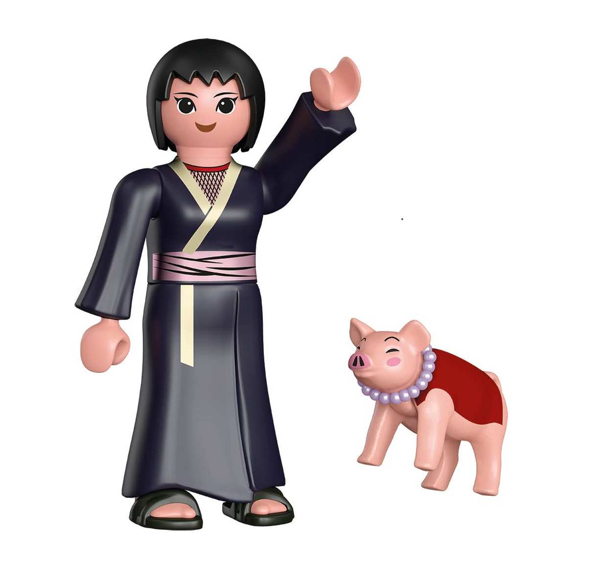 PLAYMOBIL Naruto Shippuden 71115 Shizune mit Glücksschwein Tonton 5-teilig 5+