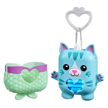 Hasbro Nano-MALS Pawtricia das Blaue Kätzchen elektronisches Fidget-Tierchen, Türkis