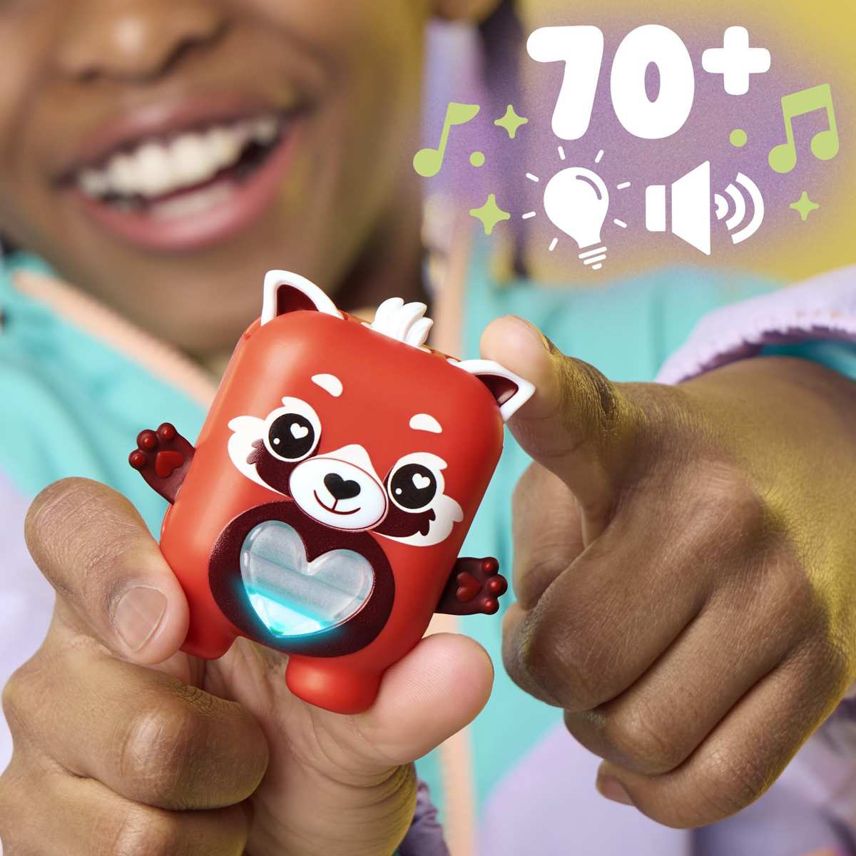 Hasbro Nano-MALS Pamanda der rote Panda elektronisches Fidget-Tierchen 5+