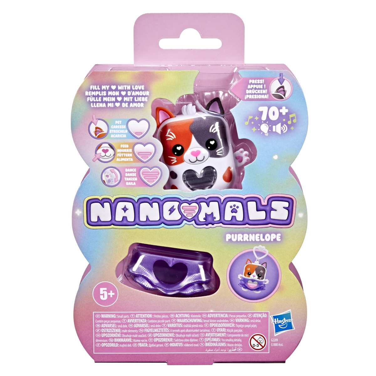 Hasbro Nano-MALS Purrnelope das Miezekätzchen elektronisches Fidget-Tierchen