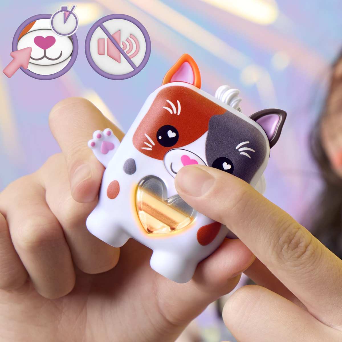 Hasbro Nano-MALS Purrnelope das Miezekätzchen elektronisches Fidget-Tierchen