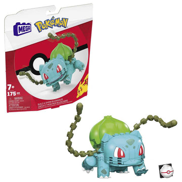 POKÉMON Bisasam Bauset bewegliche Figur 175 tlg., inklusive Pokéball-Stift für Kinder ab 6 Jahren GVK83