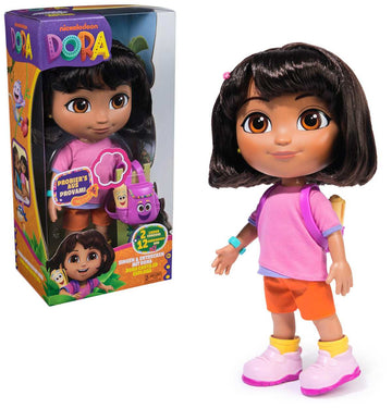 Dora Sing mit Mir Puppe 35 cm große Puppe TV-Serie mit 2 Liedern 12 Sätzen Deutsch/Englisch Italienisch/Englische Sprachversion 3+