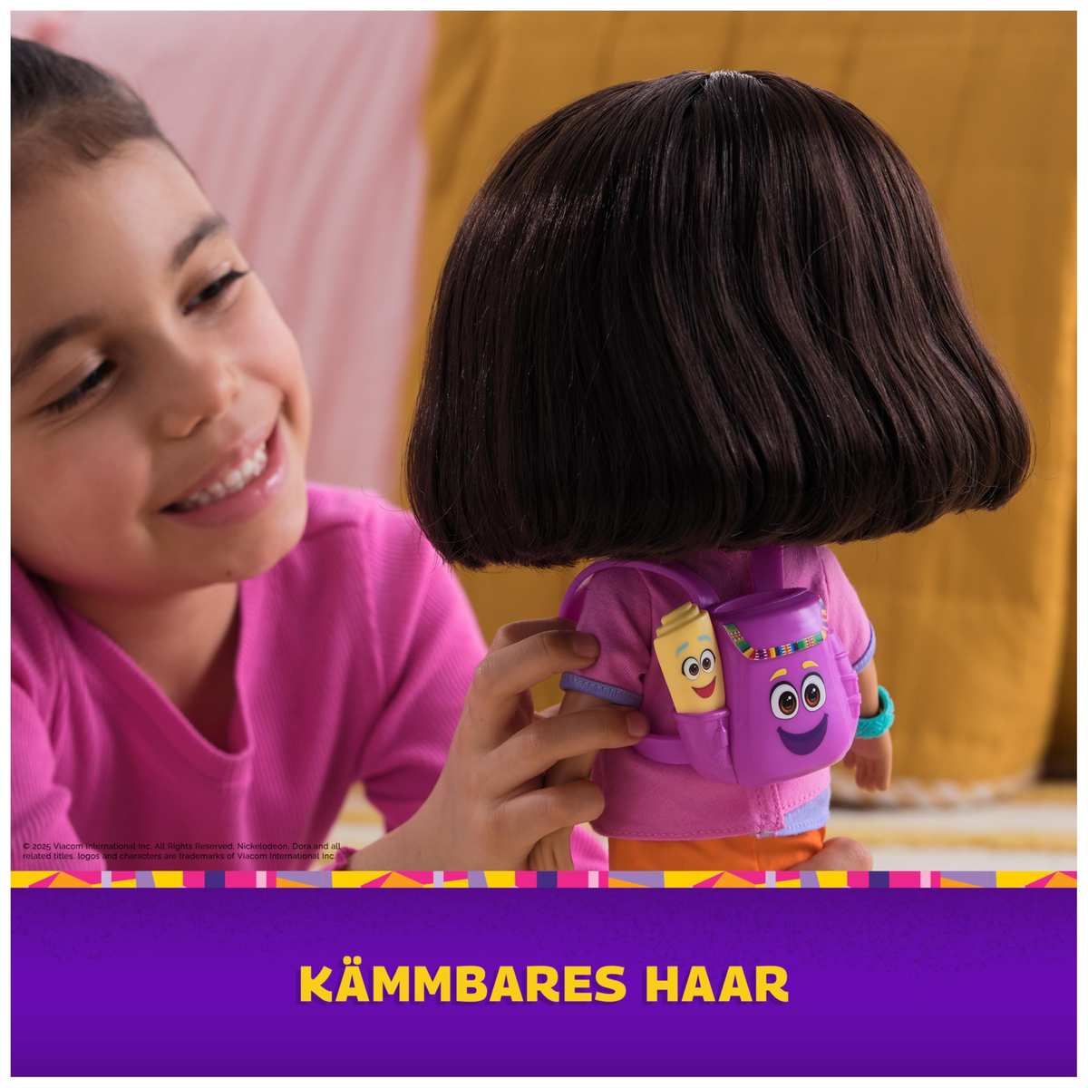 Dora Sing mit Mir Puppe 35 cm große Puppe TV-Serie mit 2 Liedern 12 Sätzen Deutsch/Englisch Italienisch/Englische Sprachversion 3+