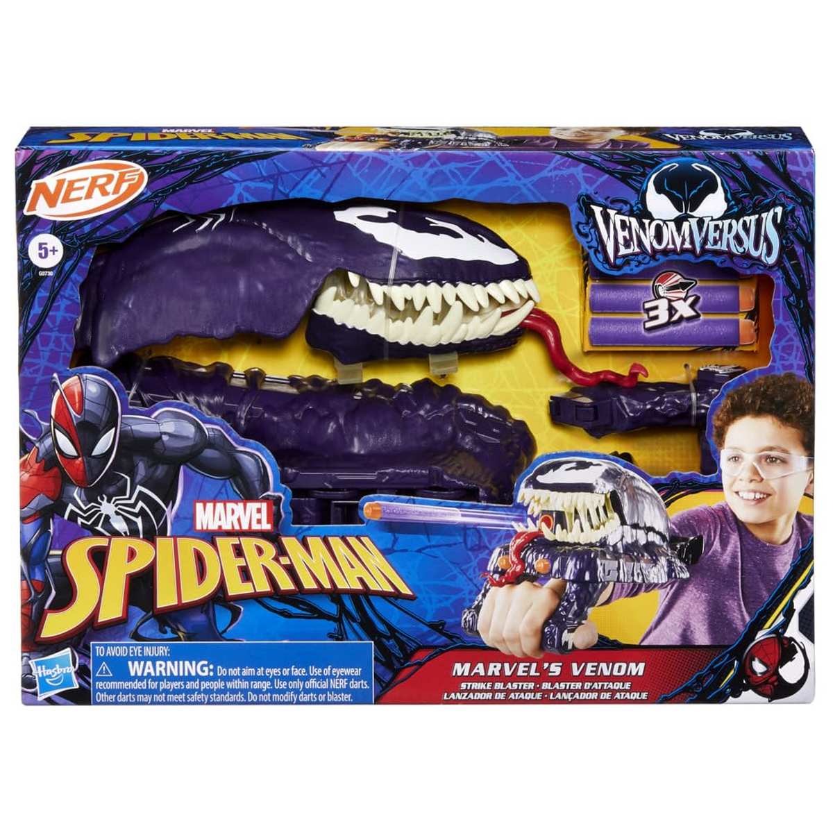 NERF Hasbro Marvel Spider-Man VenomVersus Action Blaster Spider-Man 5+