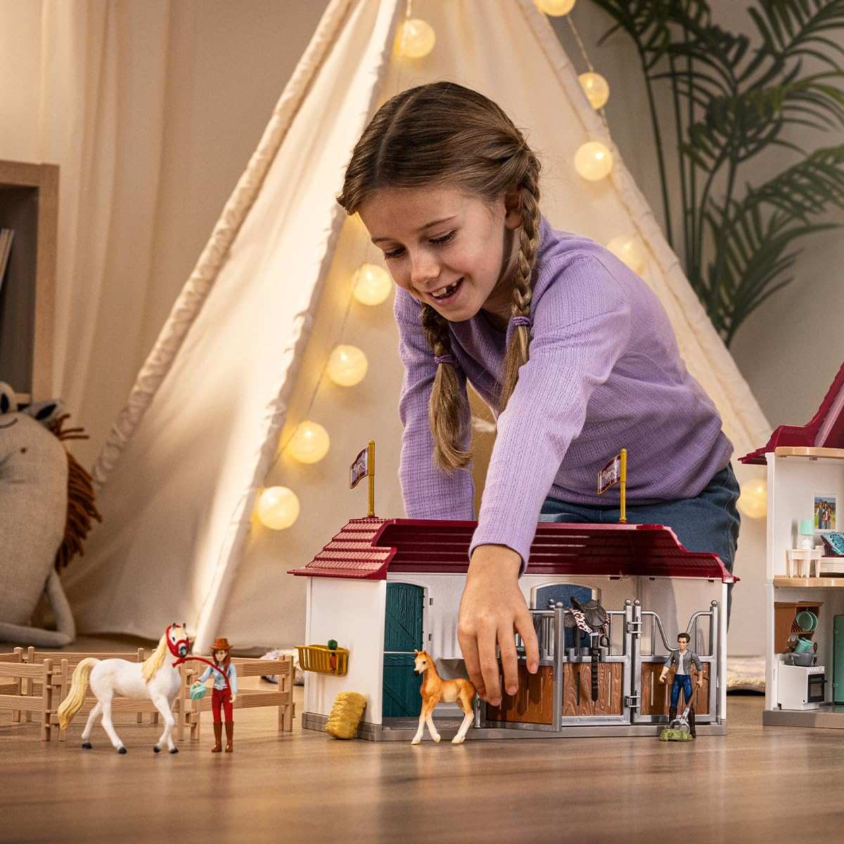Schleich Horse Club Lakeside Pferdehof 42706 ab 5 Jahren 179 Teile Pferde Stall
