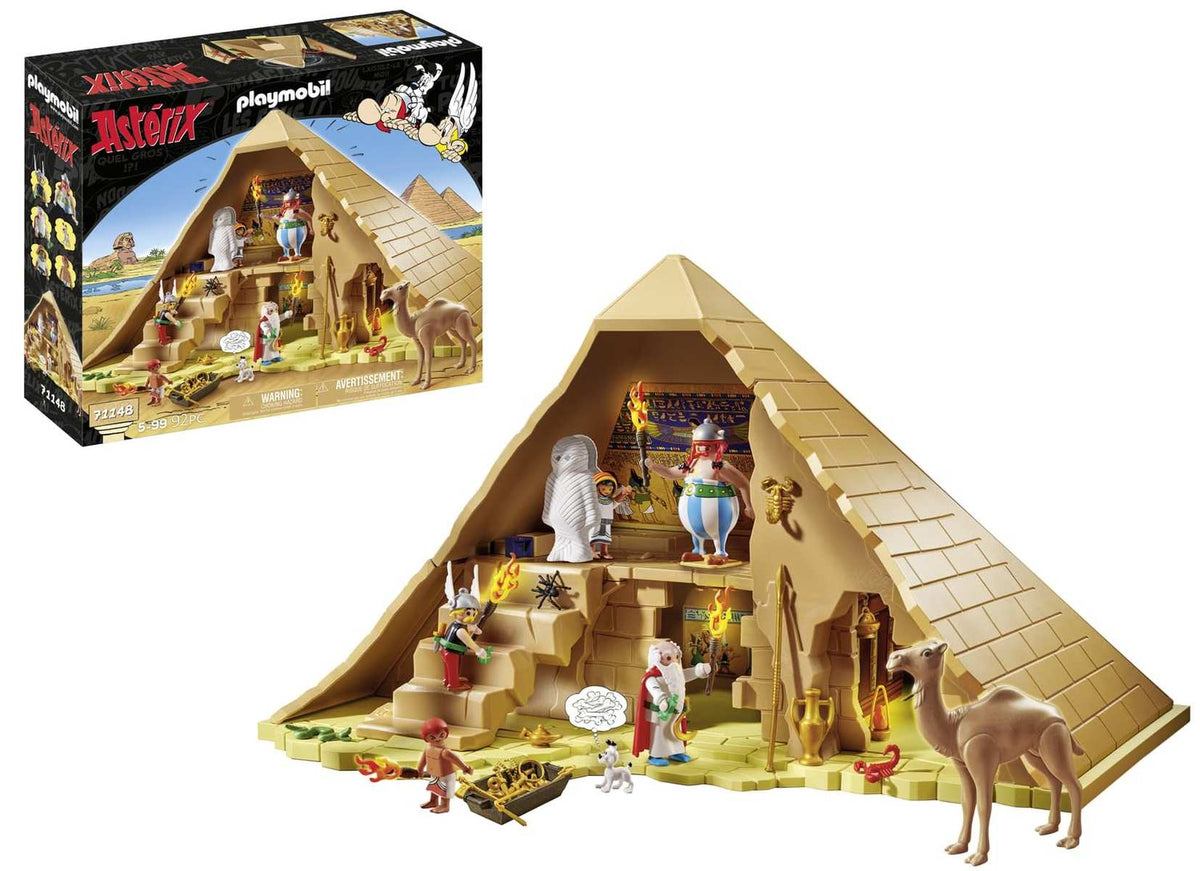 PLAYMOBIL 71148 Asterix: Pyramide des Pharao Obelix Asterix Miraculix Numerobis Schraubzieris Idefix 5+