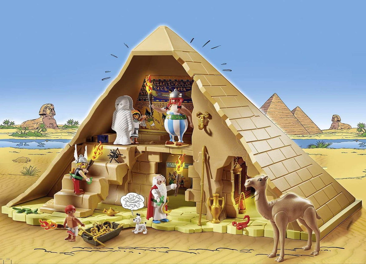 PLAYMOBIL 71148 Asterix: Pyramide des Pharao Obelix Asterix Miraculix Numerobis Schraubzieris Idefix 5+