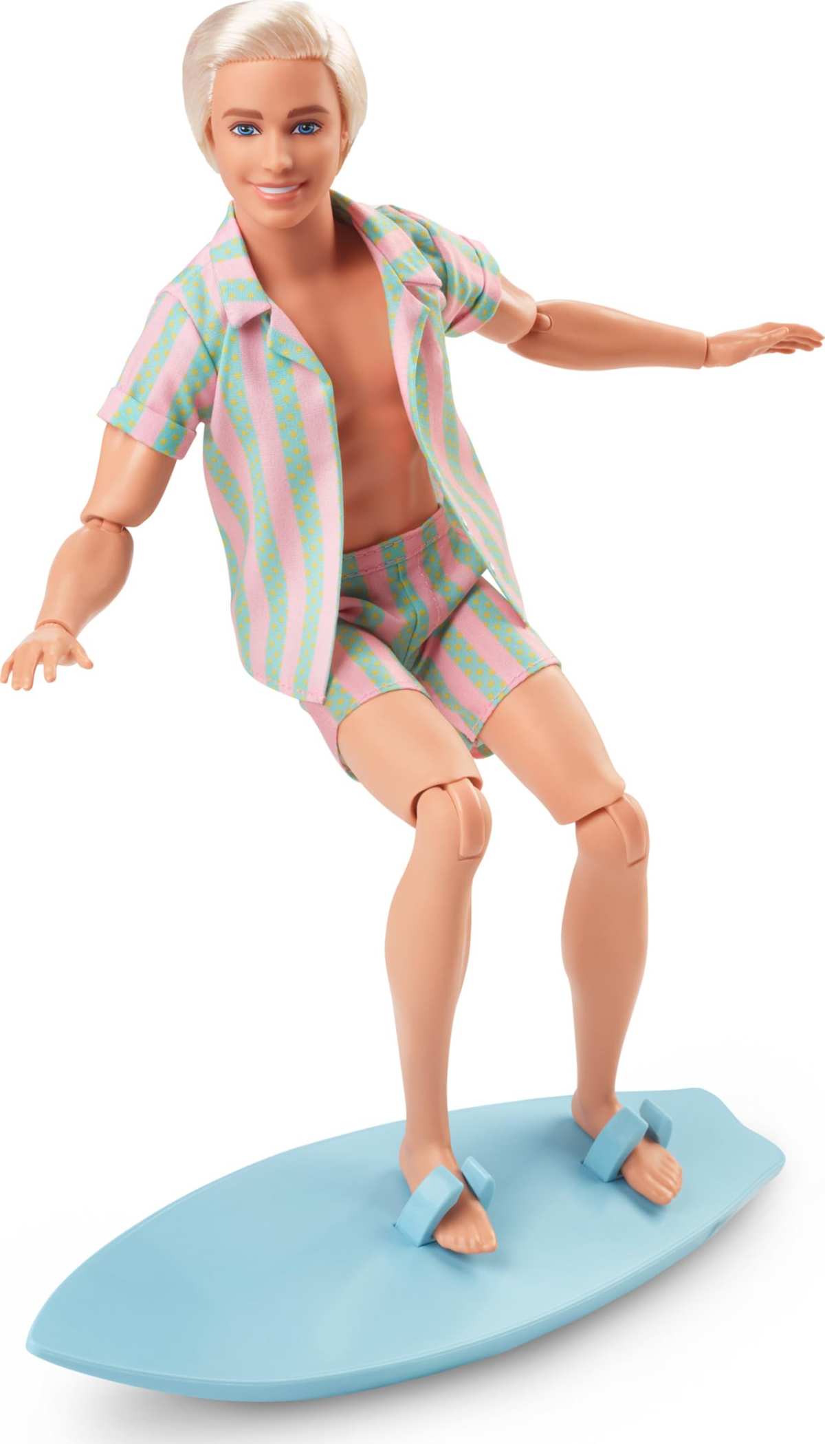 Barbie THE Movie Puppe Ken Surfbrett Turnschuhen beweglich blond 3+ HPJ97