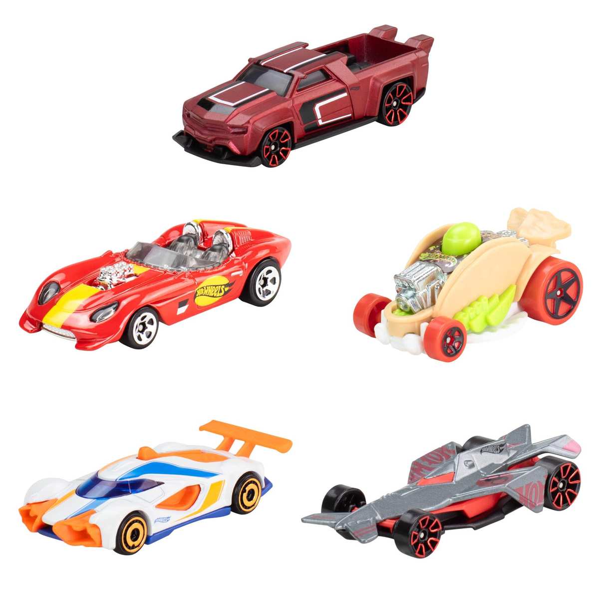 Hot Wheels Let’s Race 5er-Pack Spielzeugautos ab 3 Jahre