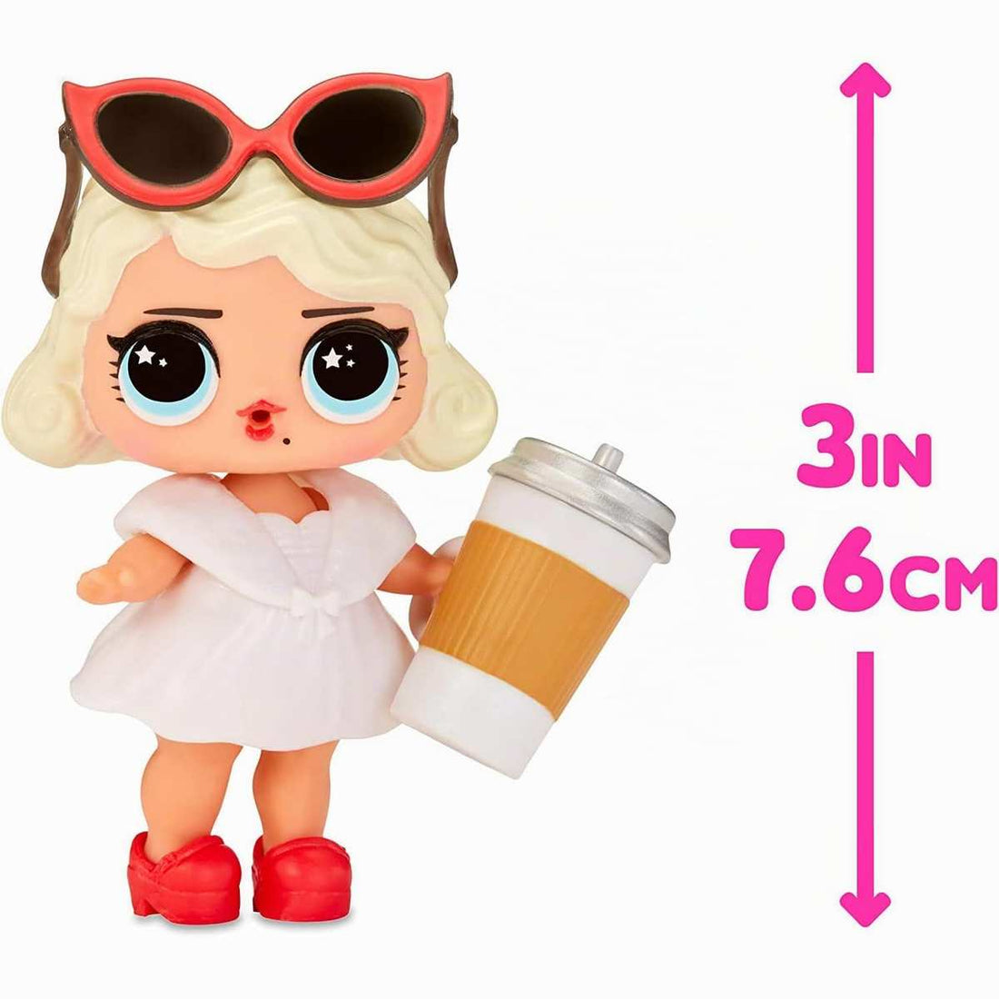 L.O.L. Surprise! OMG House of Surprises Playset Vacay Lounge 7,6 cm große Puppe Leading Baby 4+