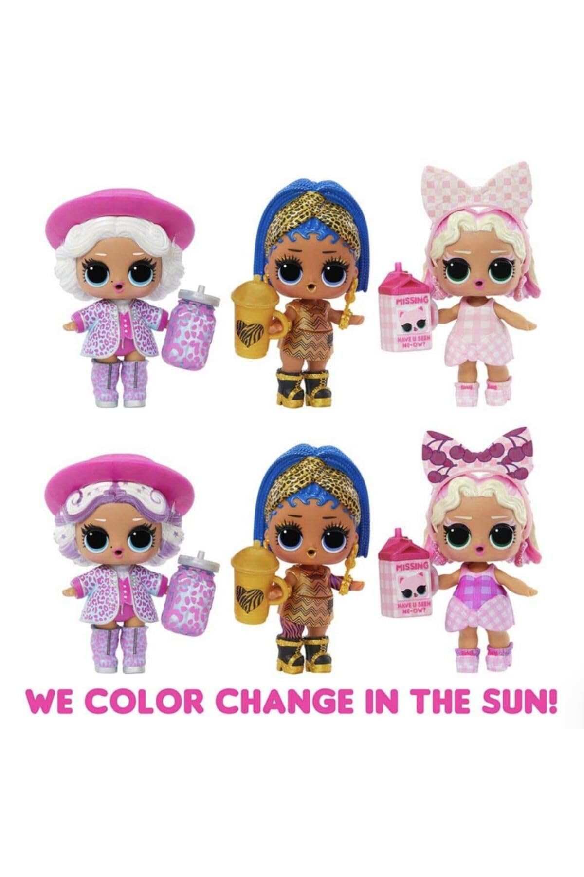 L.O.L. Surprise! Sunshine Color Change Puppe Limitiert UV-Farbwechsel + Überraschungen 4+