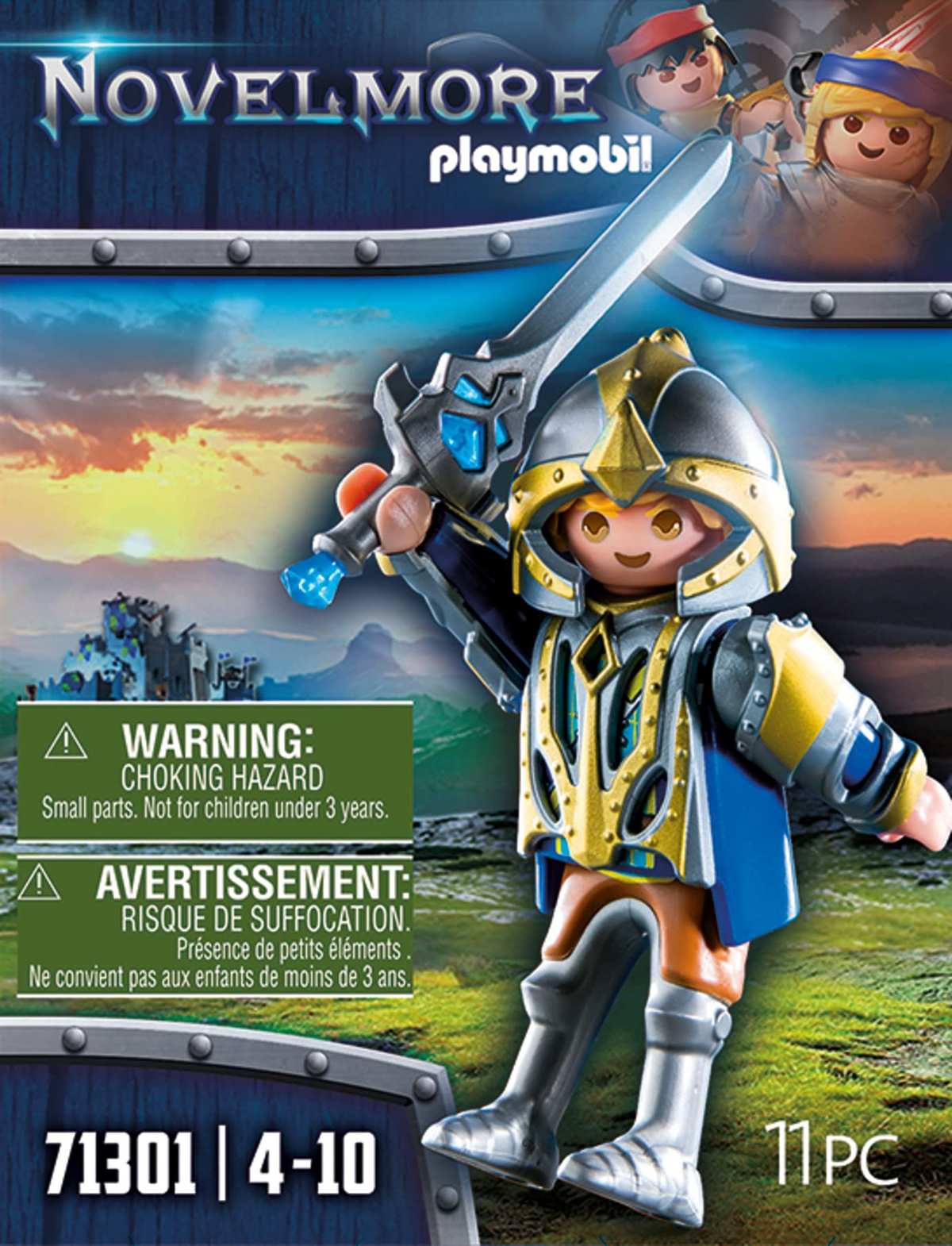 PLAYMOBIL Novelmore 71301 Novelmore - Arwynn mit Invincibus, ab 4 Jahren