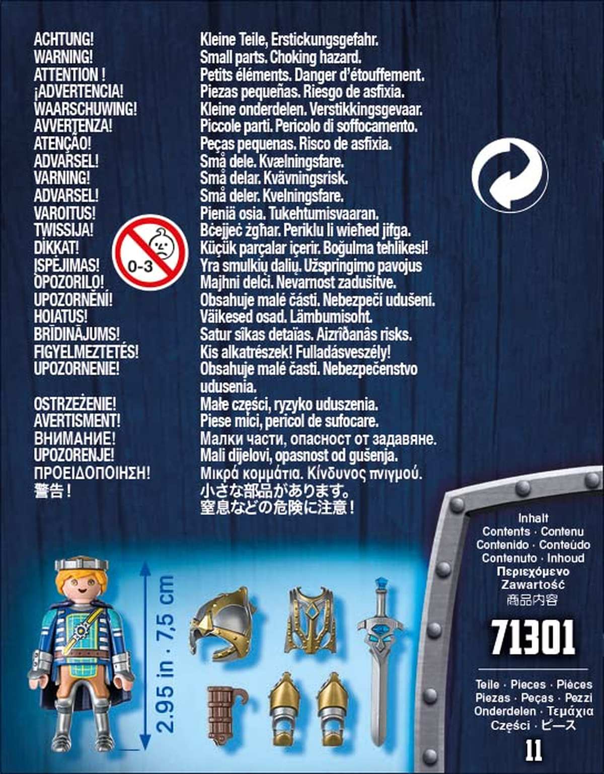 PLAYMOBIL Novelmore 71301 Novelmore - Arwynn mit Invincibus, ab 4 Jahren