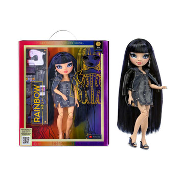 Rainbow High Modepuppe – Kim Nguyen - Blaue Puppe – Modisches Outfit & 10+ Bunte Spiel-Accessoires - Für Sammler und Kinder von 4-12 Jahren