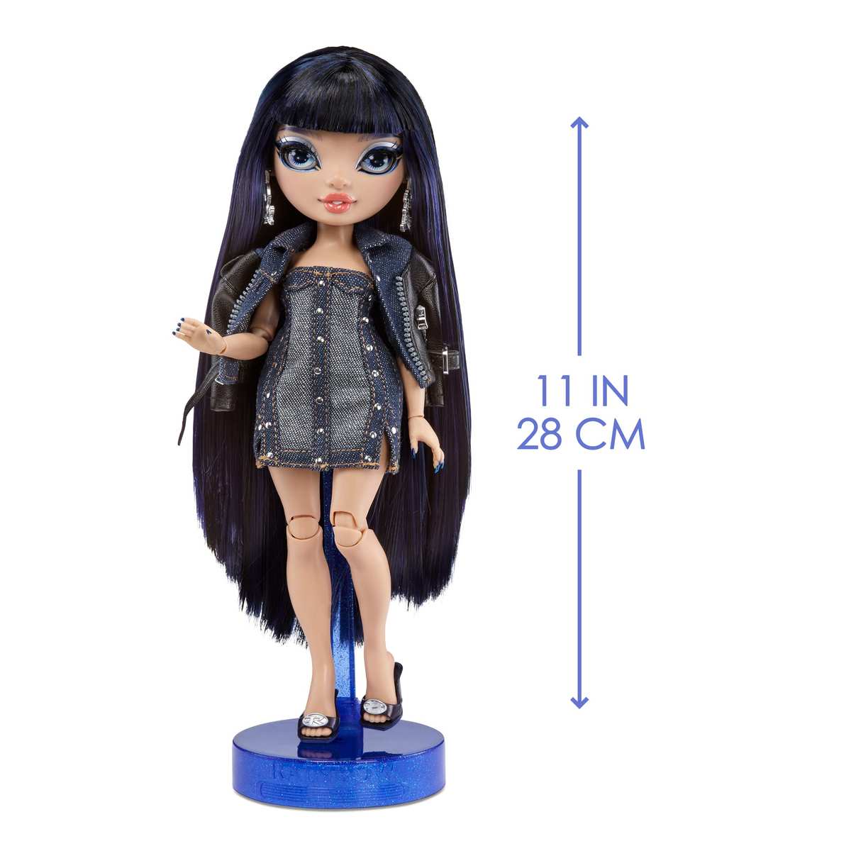 Rainbow High Modepuppe – Kim Nguyen - Blaue Puppe – Modisches Outfit & 10+ Bunte Spiel-Accessoires - Für Sammler und Kinder von 4-12 Jahren