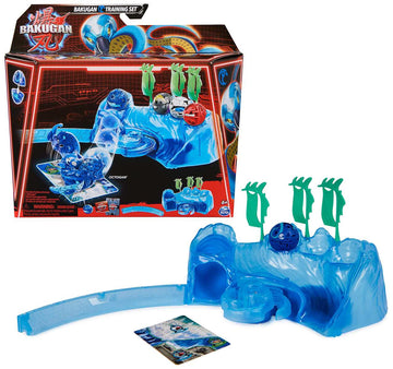 Bakugan 3.0 Training Set Core Ball Octogan Wasser-Clan Trainingslandschaft Actionfigur Sammelkarten 6+