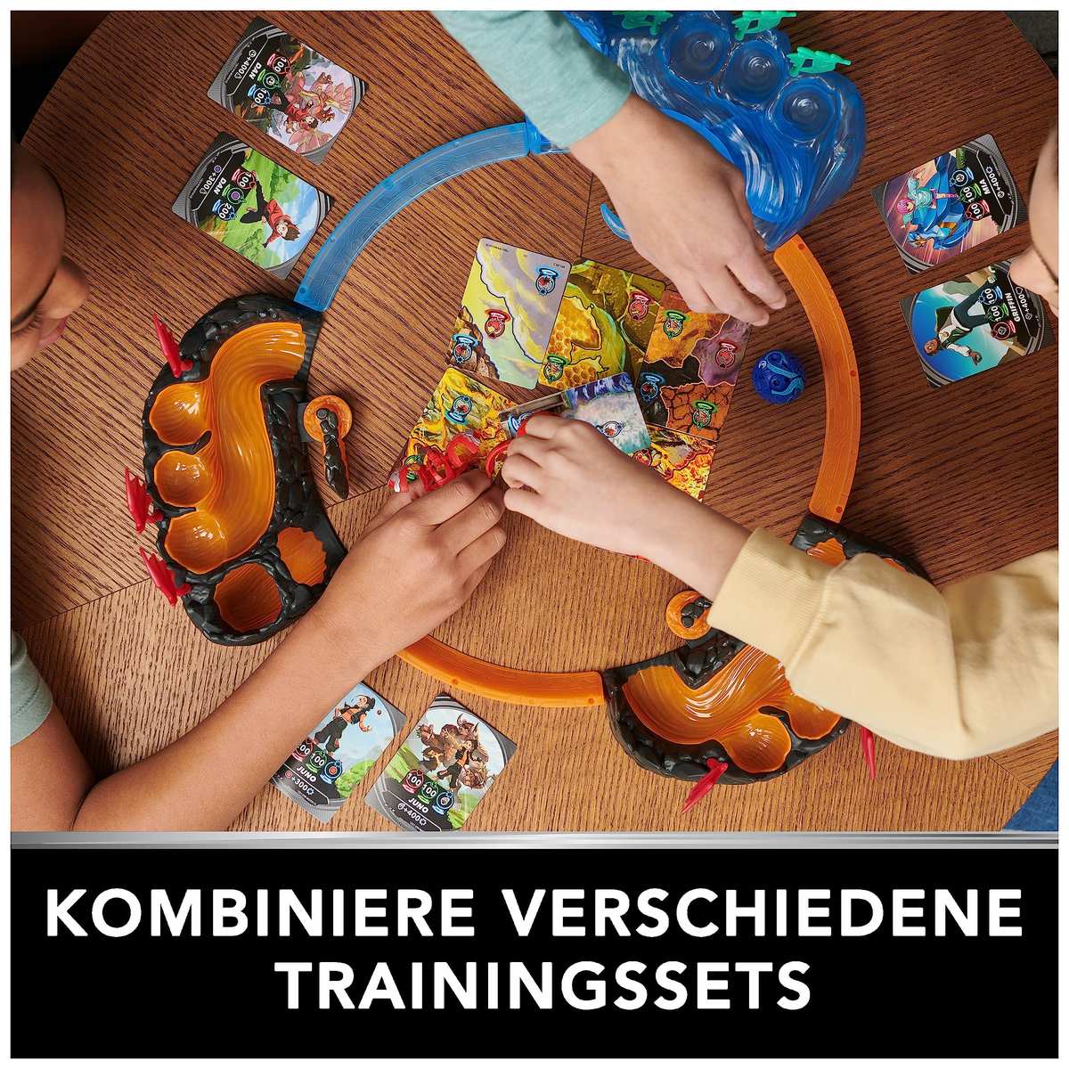 Bakugan 3.0 Training Set Core Ball Octogan Wasser-Clan Trainingslandschaft Actionfigur Sammelkarten 6+