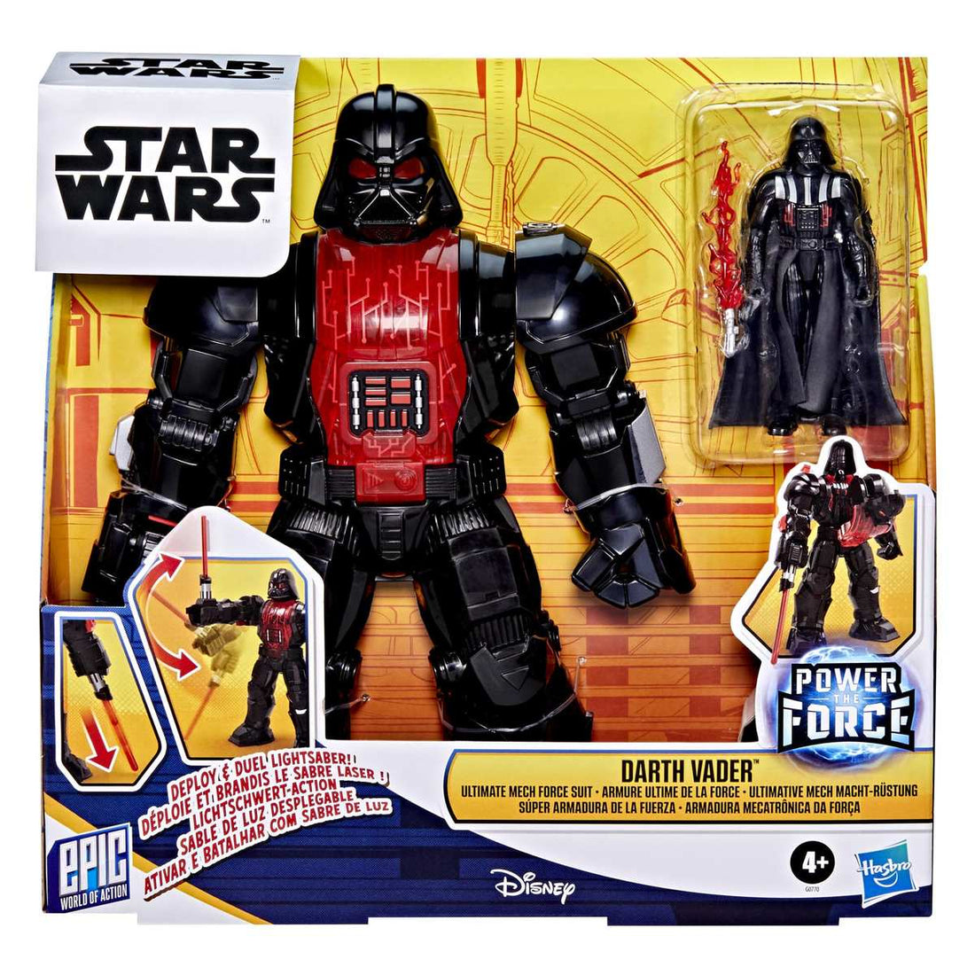Star Wars Epic World of Action Darth Vader Mech Macht-Rüstung Action Figur 4+