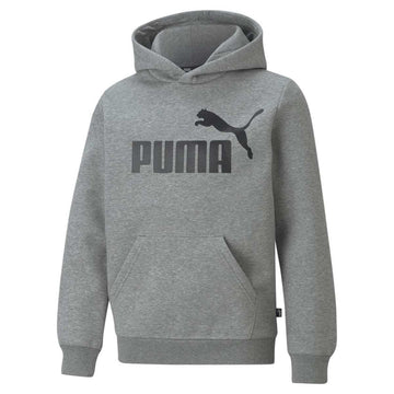 PUMA Jungen ESS Big Logo Hoodie Pullover grau Größe 164