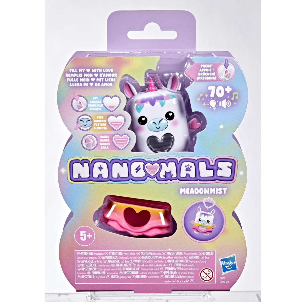Hasbro Nano-MALS Meadowmist das Einhorn elektronisches Fidget-Tierchen