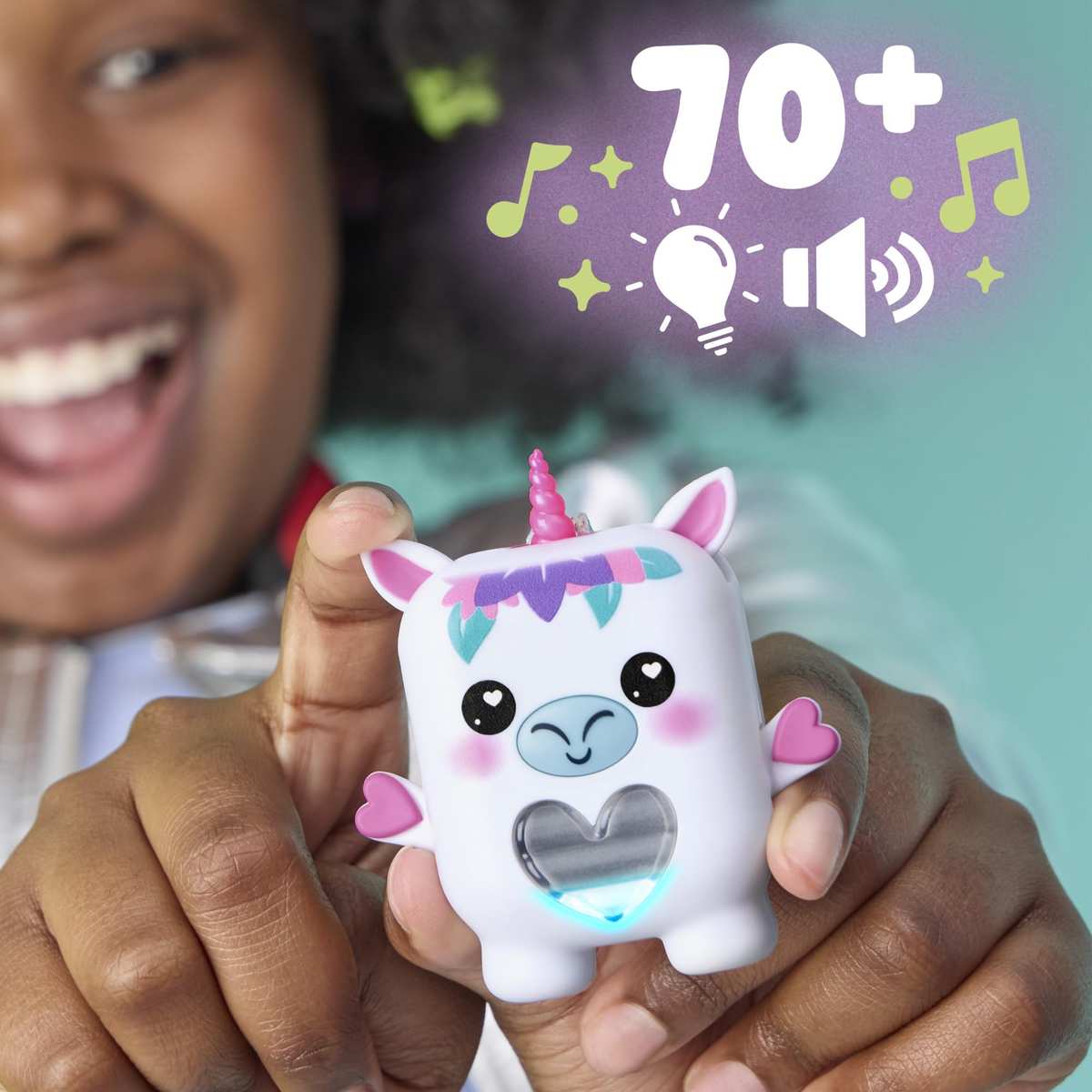 Hasbro Nano-MALS Meadowmist das Einhorn elektronisches Fidget-Tierchen
