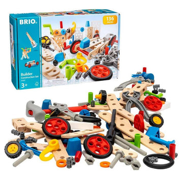 BRIO Builder Box, 135 Teile Konstruktionsspielzeug ab 3 Jahre